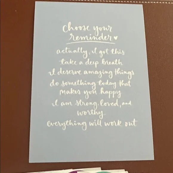 Motivational Goal Cards & 100 Inspirational Stickers ~ NEW - Picture 5 of 8